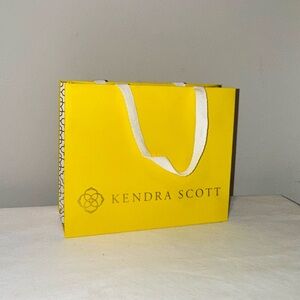 Kendra Scott Yellow Shopping Bag